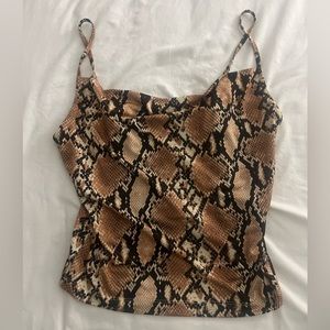 Urban Outfitters Snake Skin Top